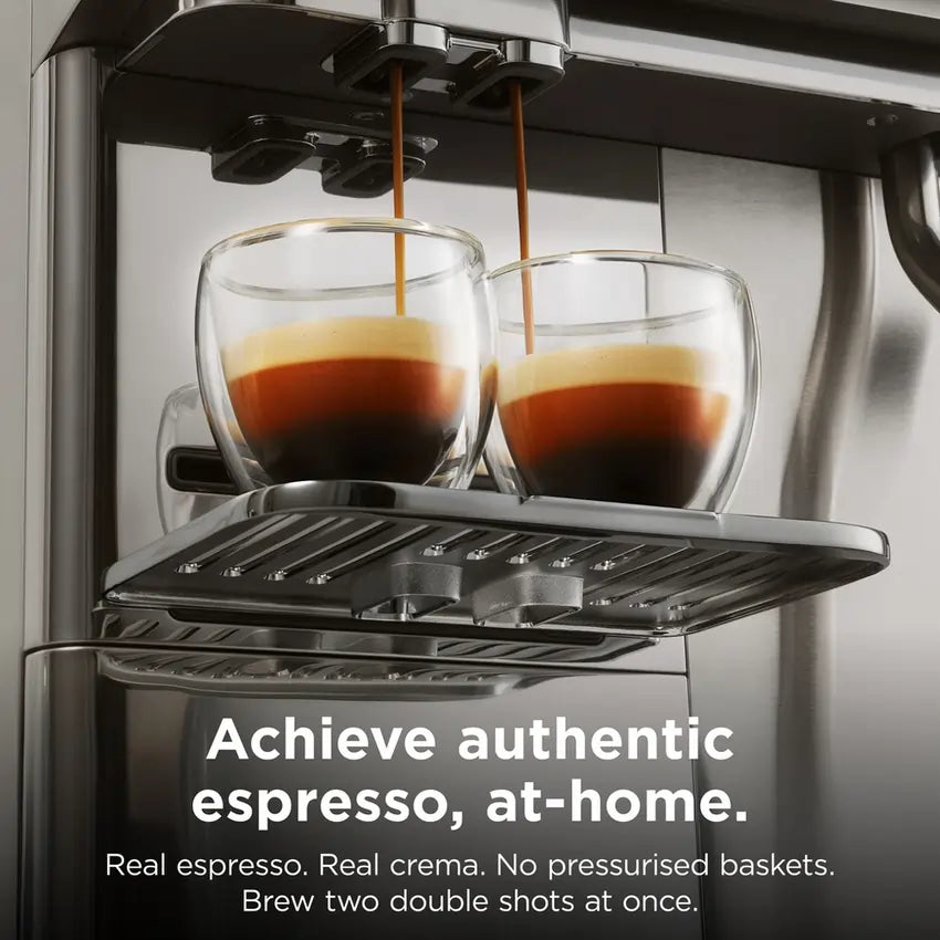 Ninja AE1001UK AutoBarista Coffee Machine, Black/Stainless Steel