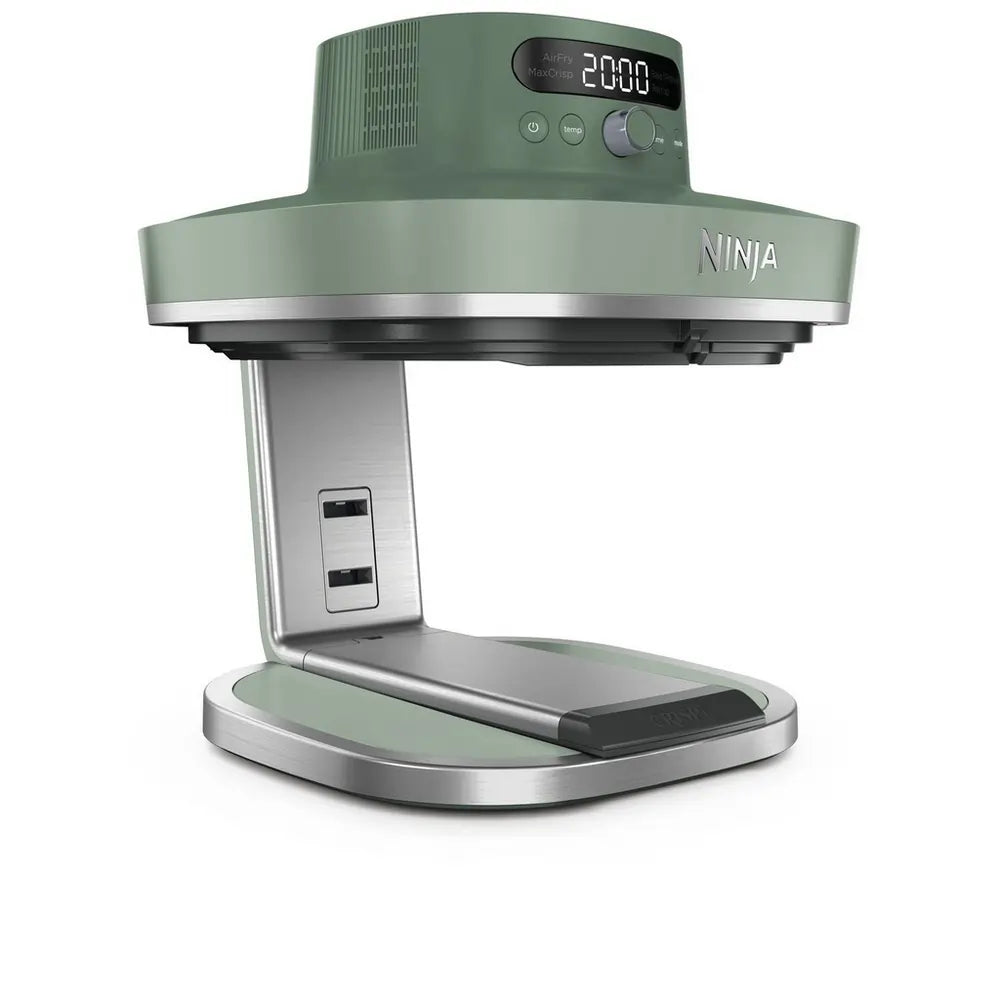 Ninja AS090UKGN CRISPi PRO 5-in-1 XL Glass Air Fryer, Moss Green