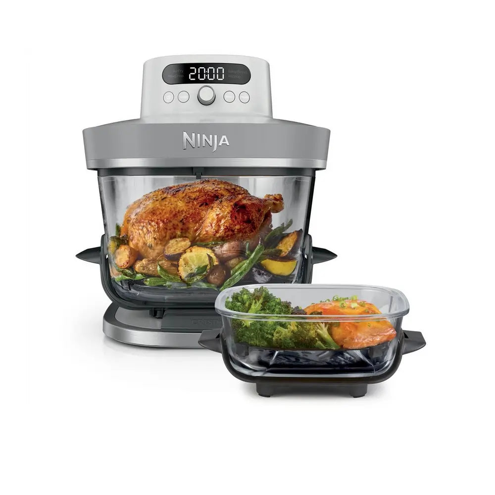 Ninja AS090UKWH CRISPi PRO XL 5-in-1 Glass Air Fryer, White