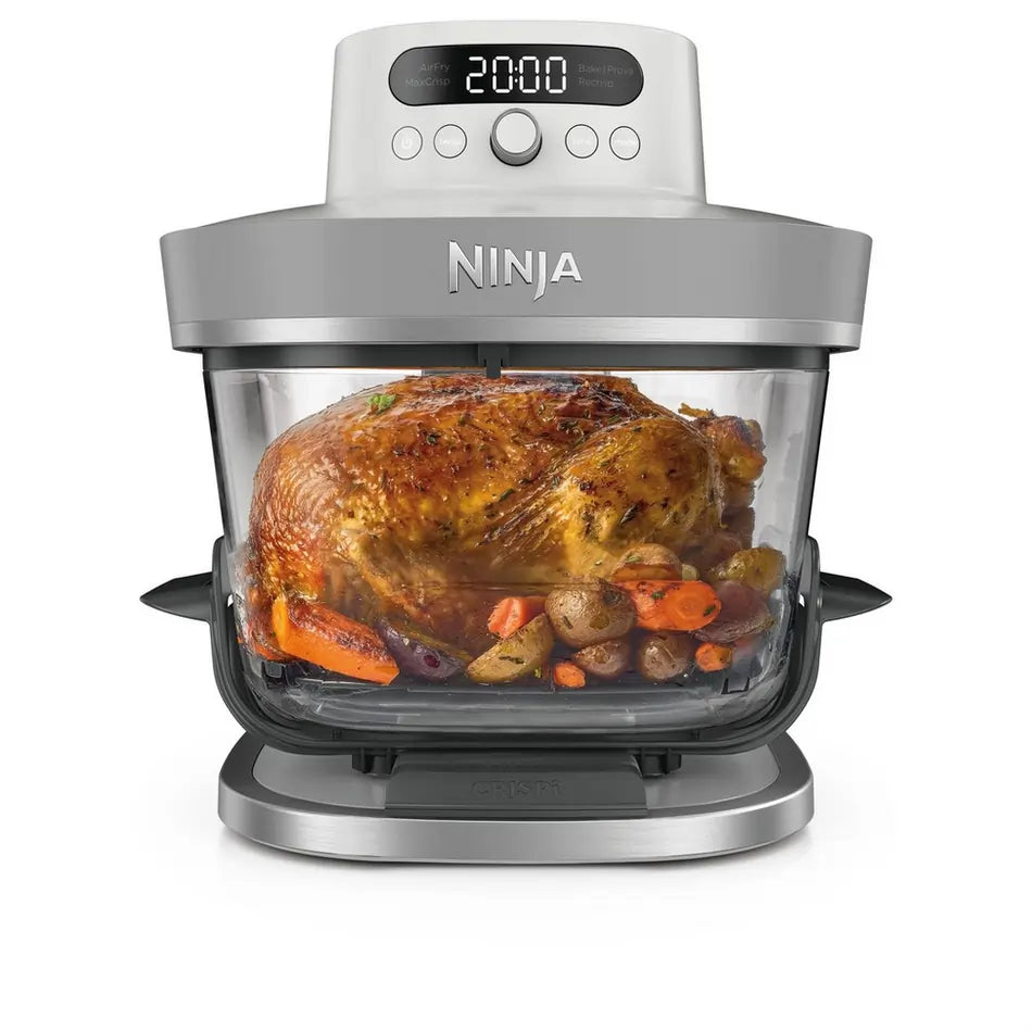 Ninja AS090UKWH CRISPi PRO XL 5-in-1 Glass Air Fryer, White