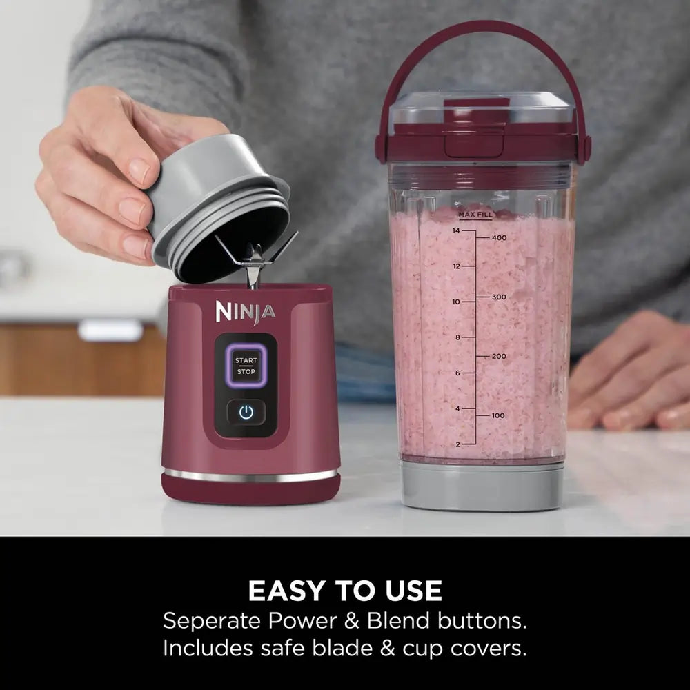 Ninja Blast BC151UKCR Cordless Portable Blender, Cranberry