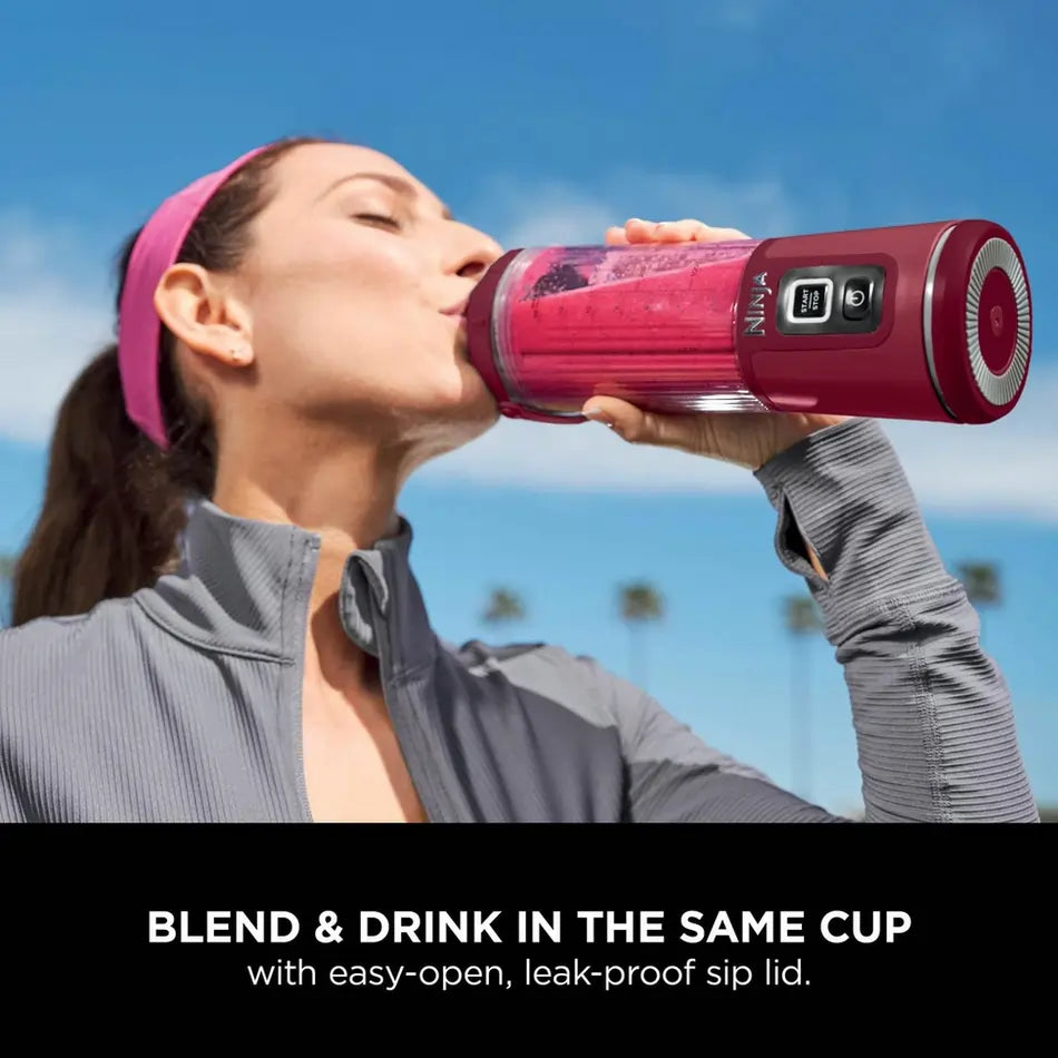 Ninja Blast BC151UKCR Cordless Portable Blender, Cranberry