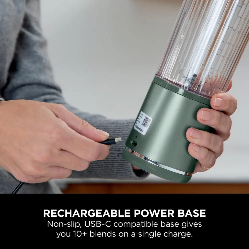 Ninja Blast BC151UKEM Cordless Portable Blender, Emerald Green