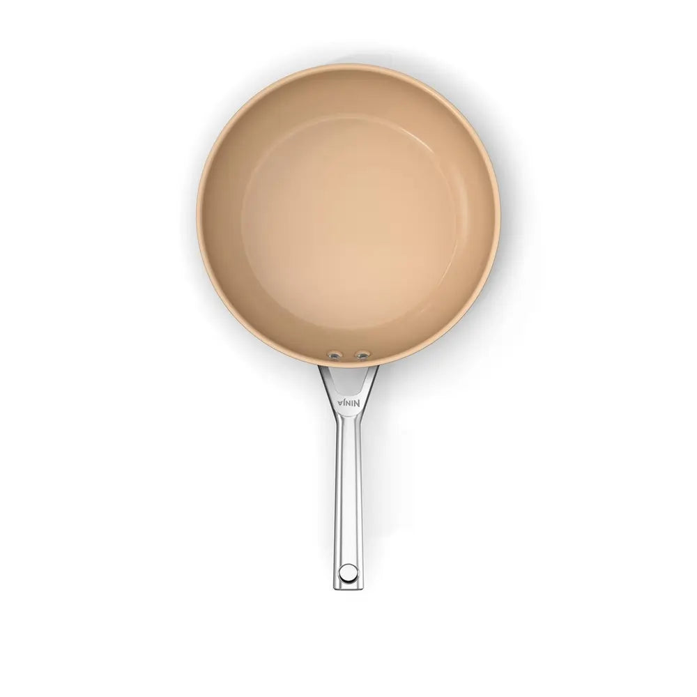 Ninja CW90024UK 24cm Premium Ceramic Frying Pan, Apricot - 72505830769013 