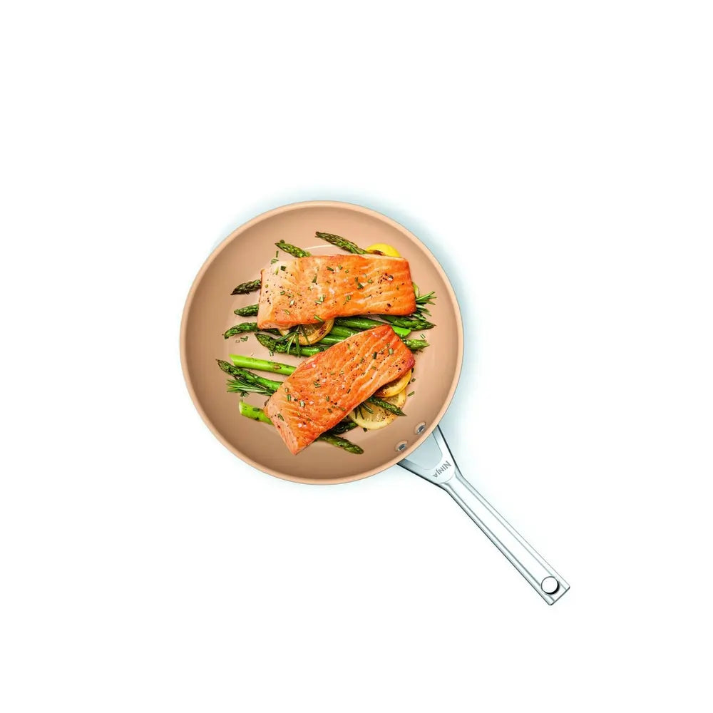Ninja CW90024UK 24cm Premium Ceramic Frying Pan, Apricot - 72505830670709 
