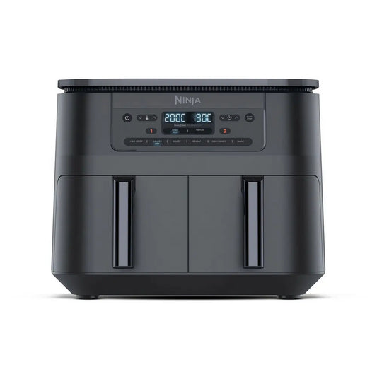 Ninja DZ300UK 7.6 litre 6-in-1 Dual Zone Air Fryer, Gun Metal Grey