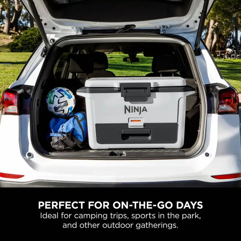 Ninja FB151UKWH FrostVault 47 Litre Hard Cooler with Dry Zone, Cloud White - 43174411993311 