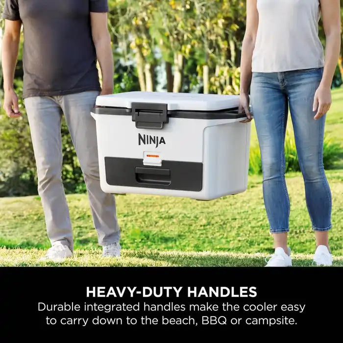 Ninja FB151UKWH FrostVault 47 Litre Hard Cooler with Dry Zone, Cloud White