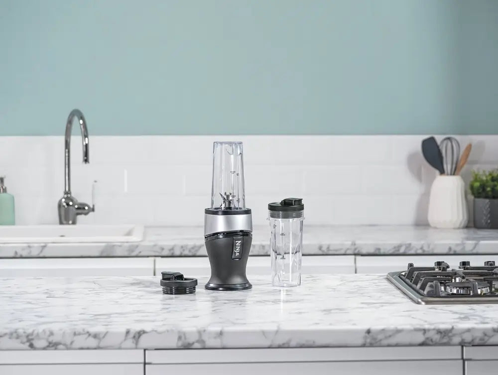 Ninja QB3001UKS Blender and Smoothie Maker, Black/Sliver