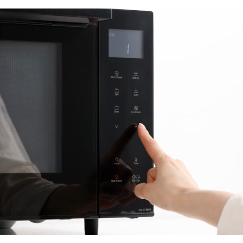 Panasonic NNDF38PBBPQ 23 Litres Flatbed Combination Microwave, Black - 43657914745055 