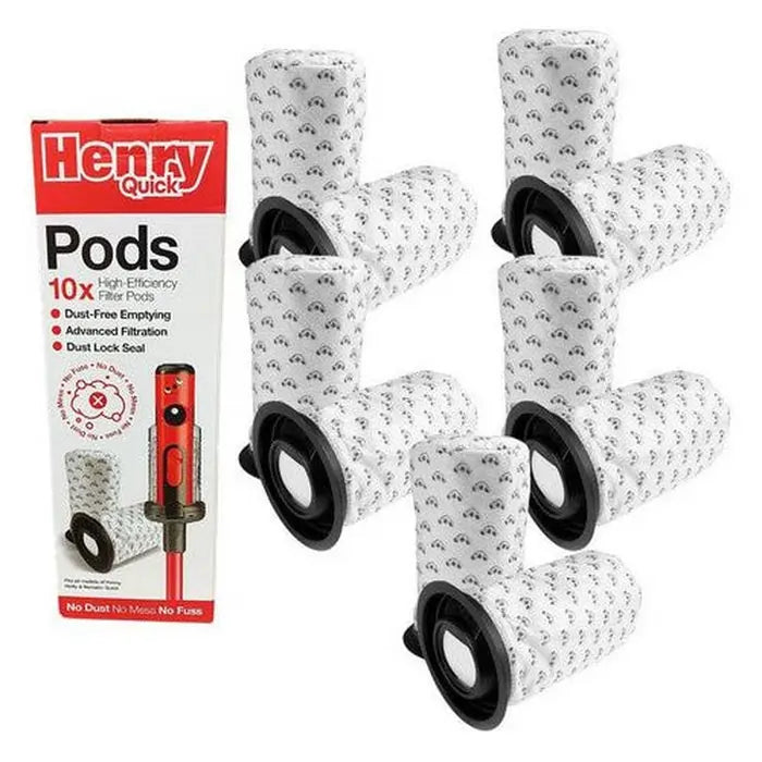 Numatic 915744 Henry Quick Pods (Pack of 10), White