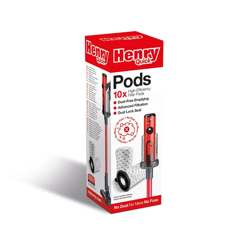 Numatic 915744 Henry Quick Pods (Pack of 10), White
