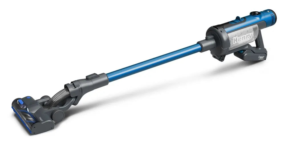 Numatic 916634 Henry Quick Pet Cordless Vacuum Cleaner With Up To 60 Minutes Run Time, Blue