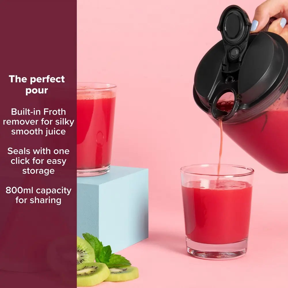 Nutribullet NBJ-200 Juicer Pro 1000W 2 Litre 3-Speed Juicer, Silver