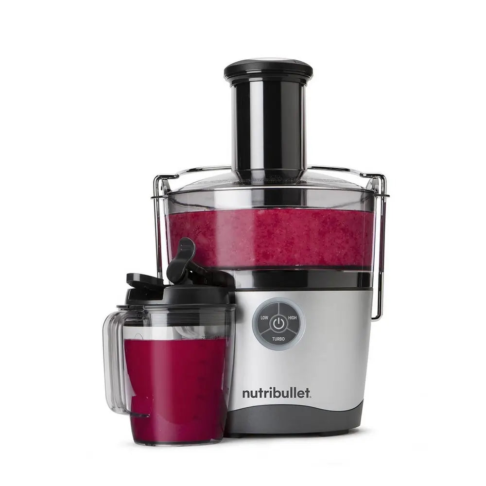 Nutribullet NBJ-200 Juicer Pro 1000W 2 Litre 3-Speed Juicer, Silver