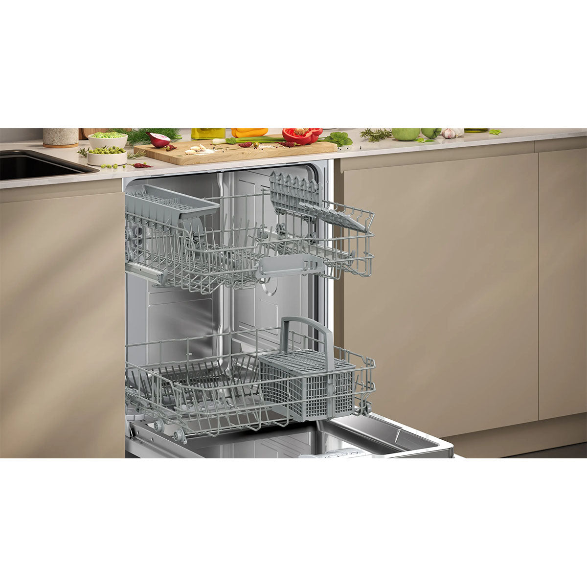 Neff S153HKX03G N 30 Fully-Integrated Dishwasher, 13 Place Settings - 59.8cm Wide