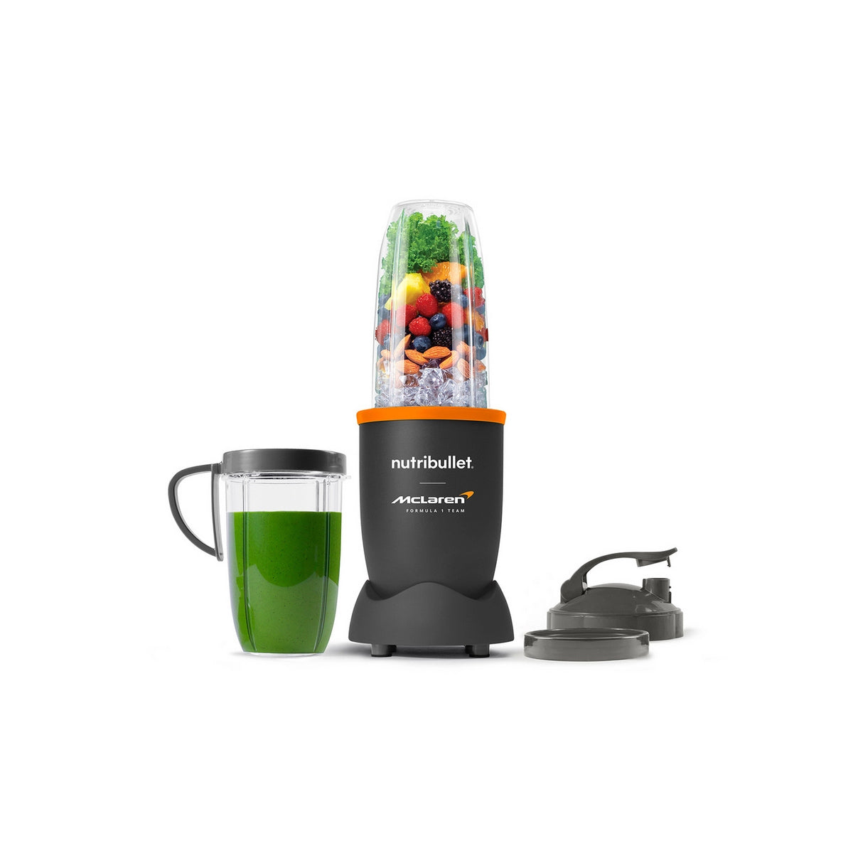 Nutribullet NB-201S 02775 McLaren Mastercard F1 Team 900 Series 6-Piece Kit, Portable Blender, 900 W - Grey