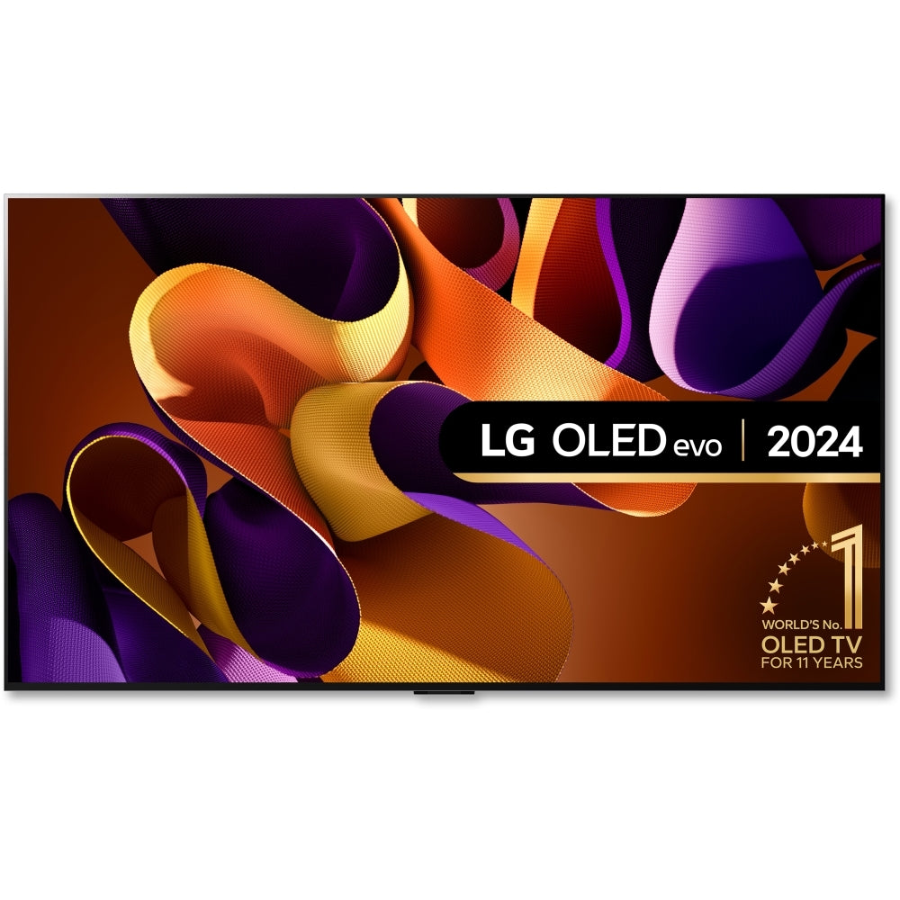 LG OLED77G45LW 77" OLED evo G4 4K Smart TV, 4K Ultra HD, Silver, F Rated - 43304936472799 