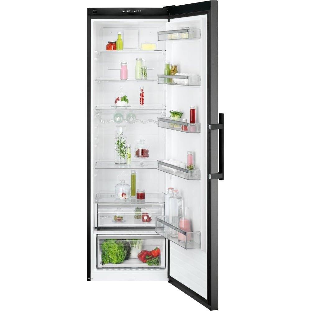 AEG ORK7M391EB Freestanding Larder Fridge,Black,E Rated - 43724662767839 