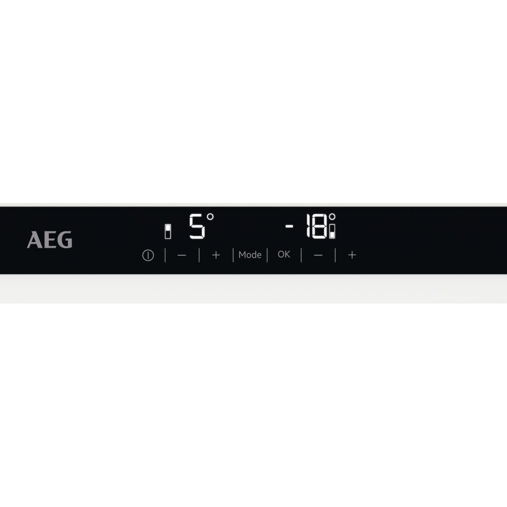 AEG OSC6T185ES Fully Integrated 50/50 Fridge Freezer Frost Free with Sliding Hinge,E Rated - 43724665749727 