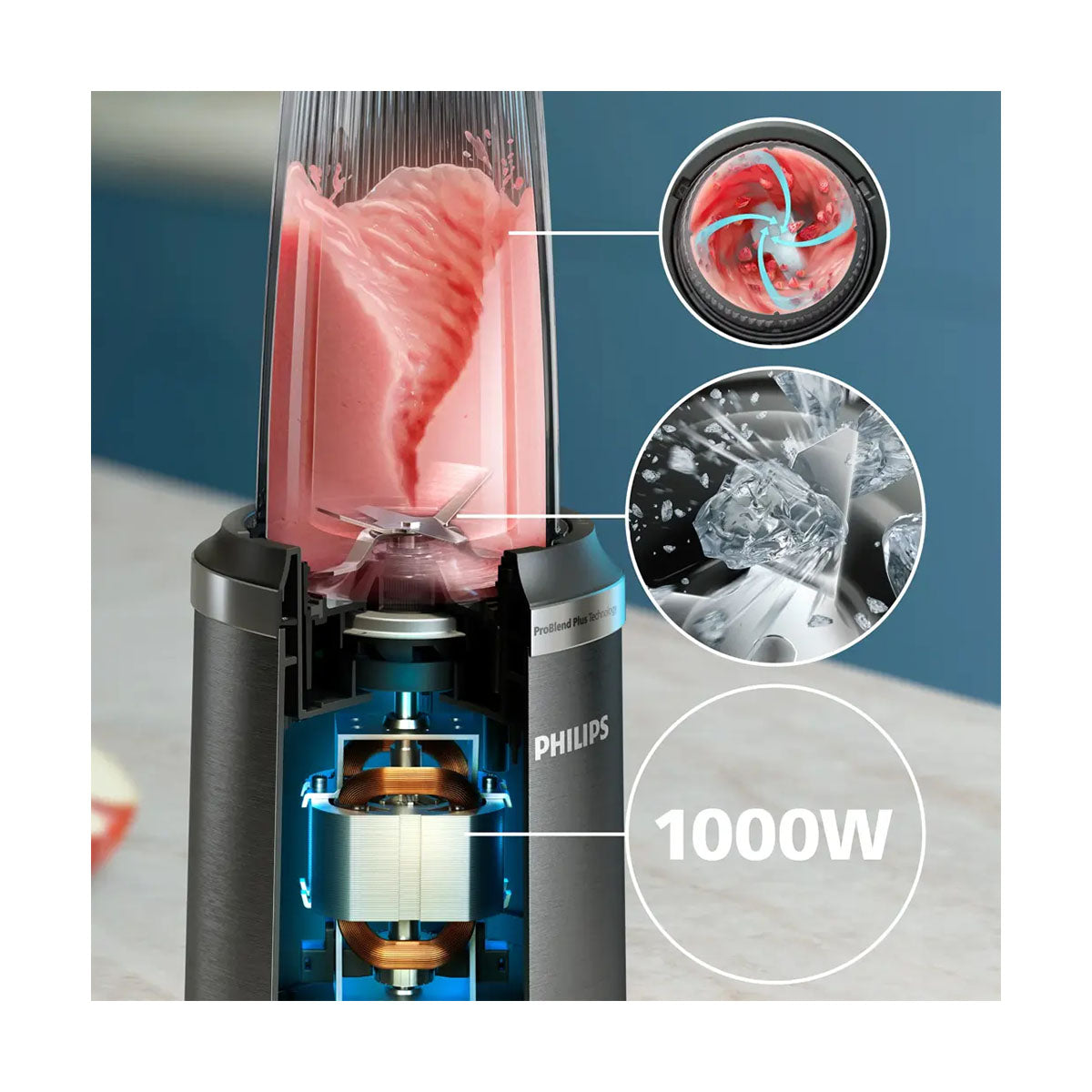 Philips HR2767 5000 Series Blender With ProBlend Plus Technology