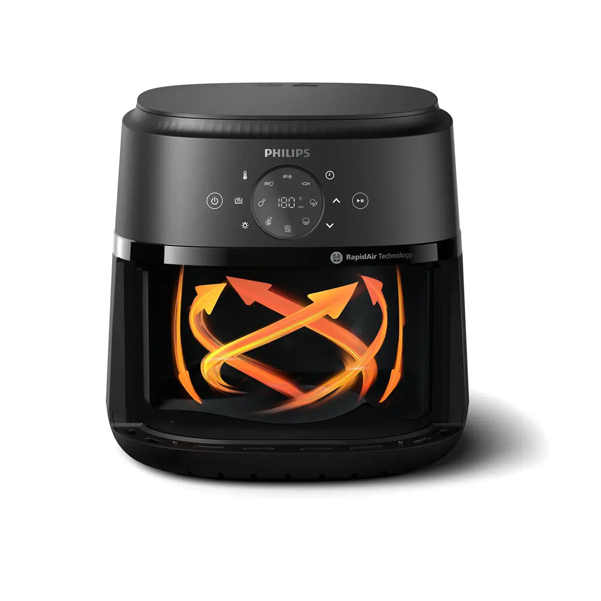 Philips NA230 2000 Series 6.2 Litre Single Basket Air Fryer, Black