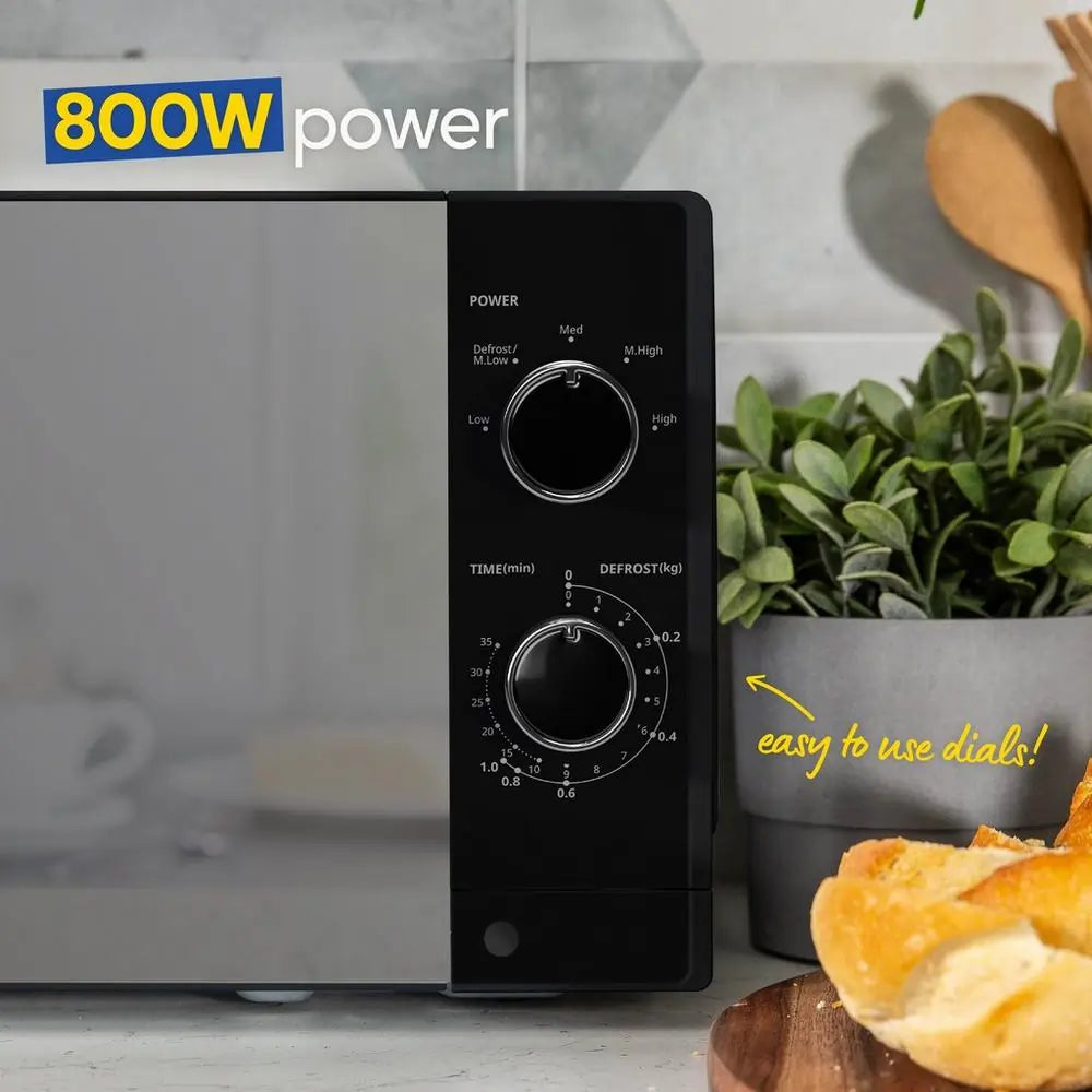Russell Hobbs RHM2047B 20 Litre Digital Microwave Oven, Black - 43699454083295 