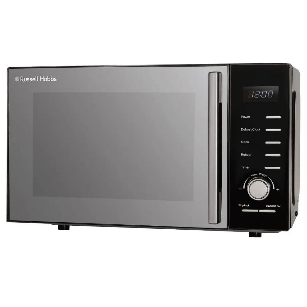 Russell Hobbs RHM2348B 900W 23 Litre Solo Microwave Oven, Black - 43540243841247 