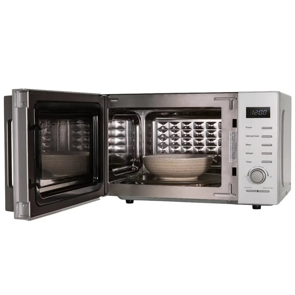 Russell Hobbs RHM2348S 900W 23 Litre Solo Microwave Oven, Silver - 43540298727647 