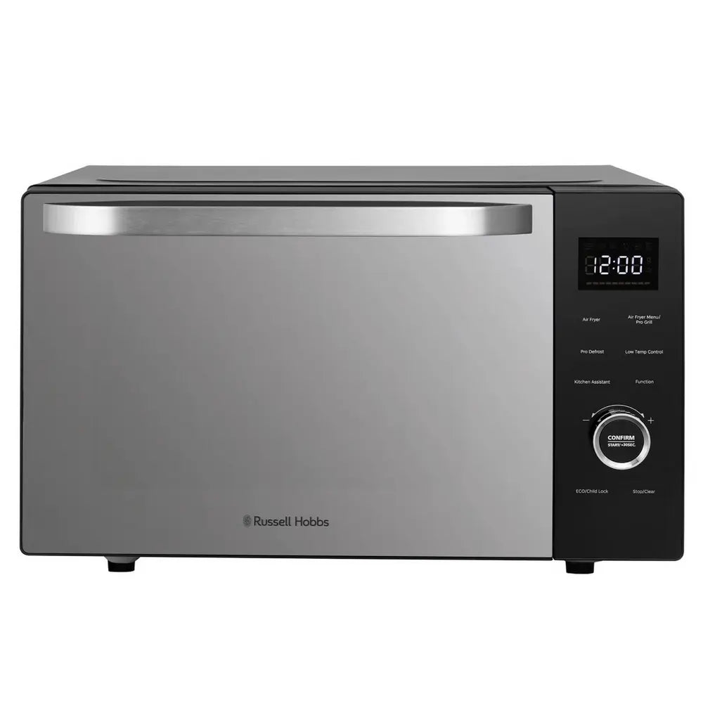 Russell Hobbs RHMT3001B 30 Litre Touch Combination Microwave Oven With Gril and Air Fryer Function, Black