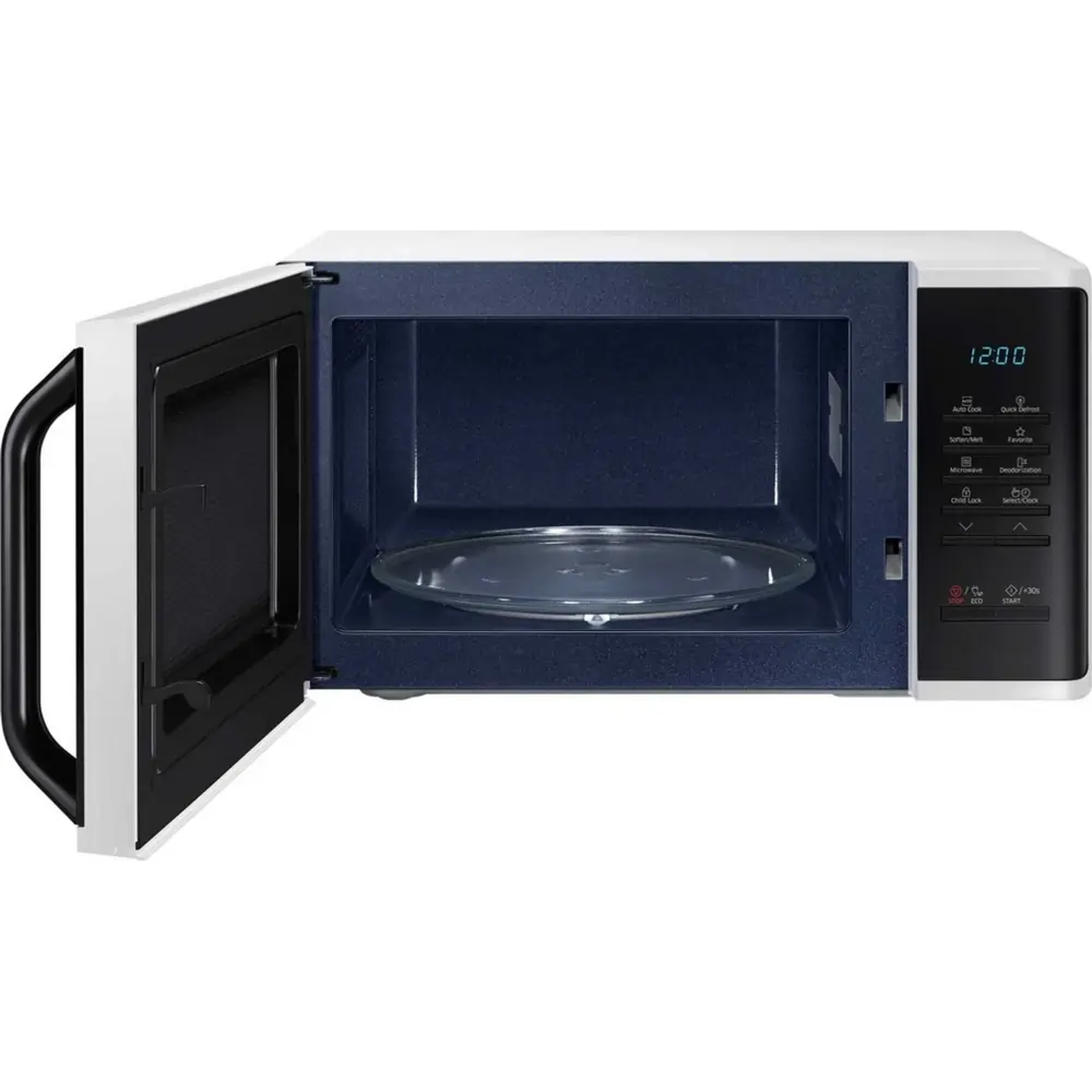 Samsung MS23K3513AW 23 Litre 800W Solo Microwave Oven, White - 73177396511093 