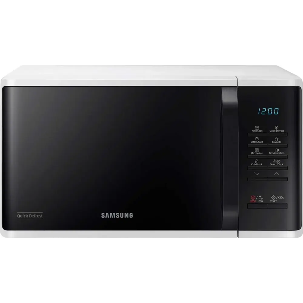 Samsung MS23K3513AW 23 Litre 800W Solo Microwave Oven, White - 73177396478325 