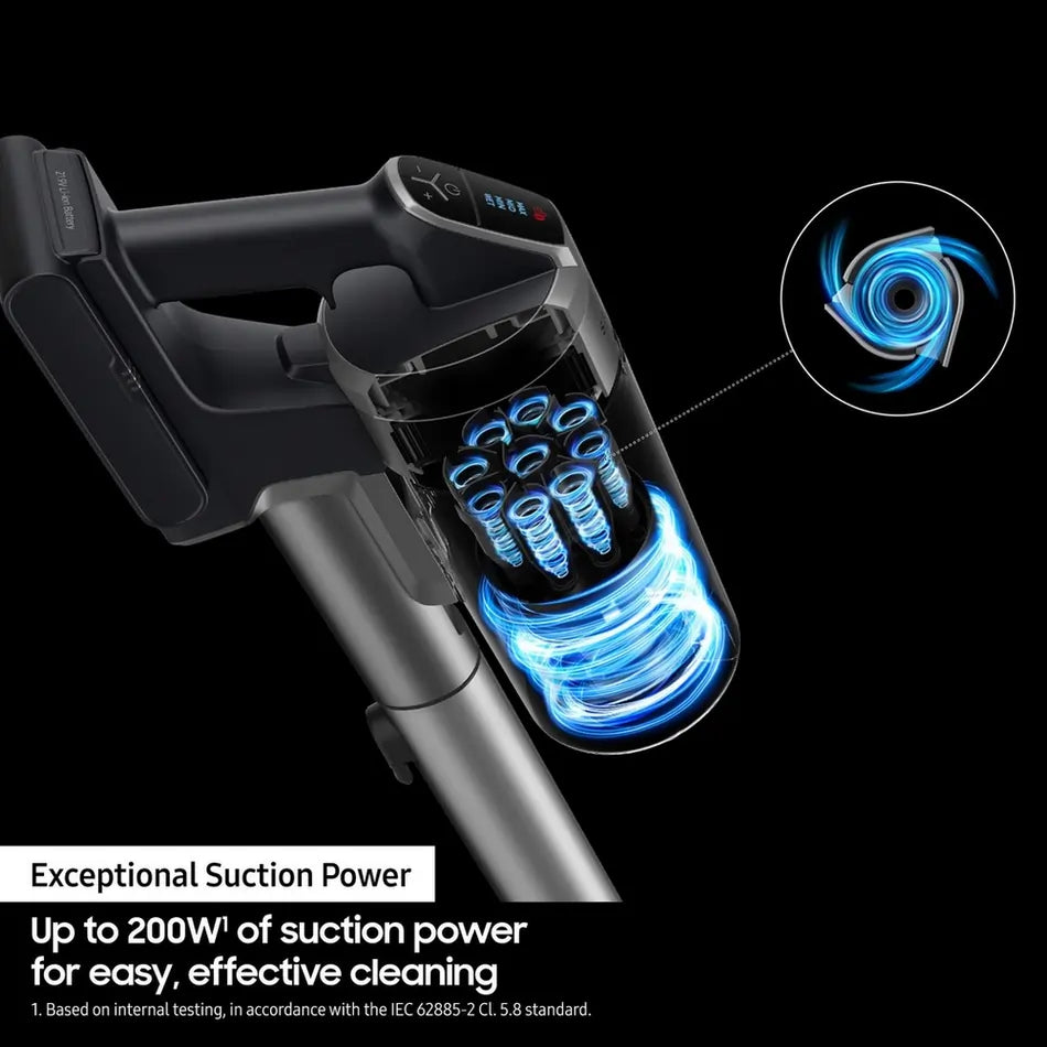 Samsung VS20B75AGR1/EU Jet 75E Pet Cordless Vacuum Cleaner With Up To 60 Mins Run Time, Mint