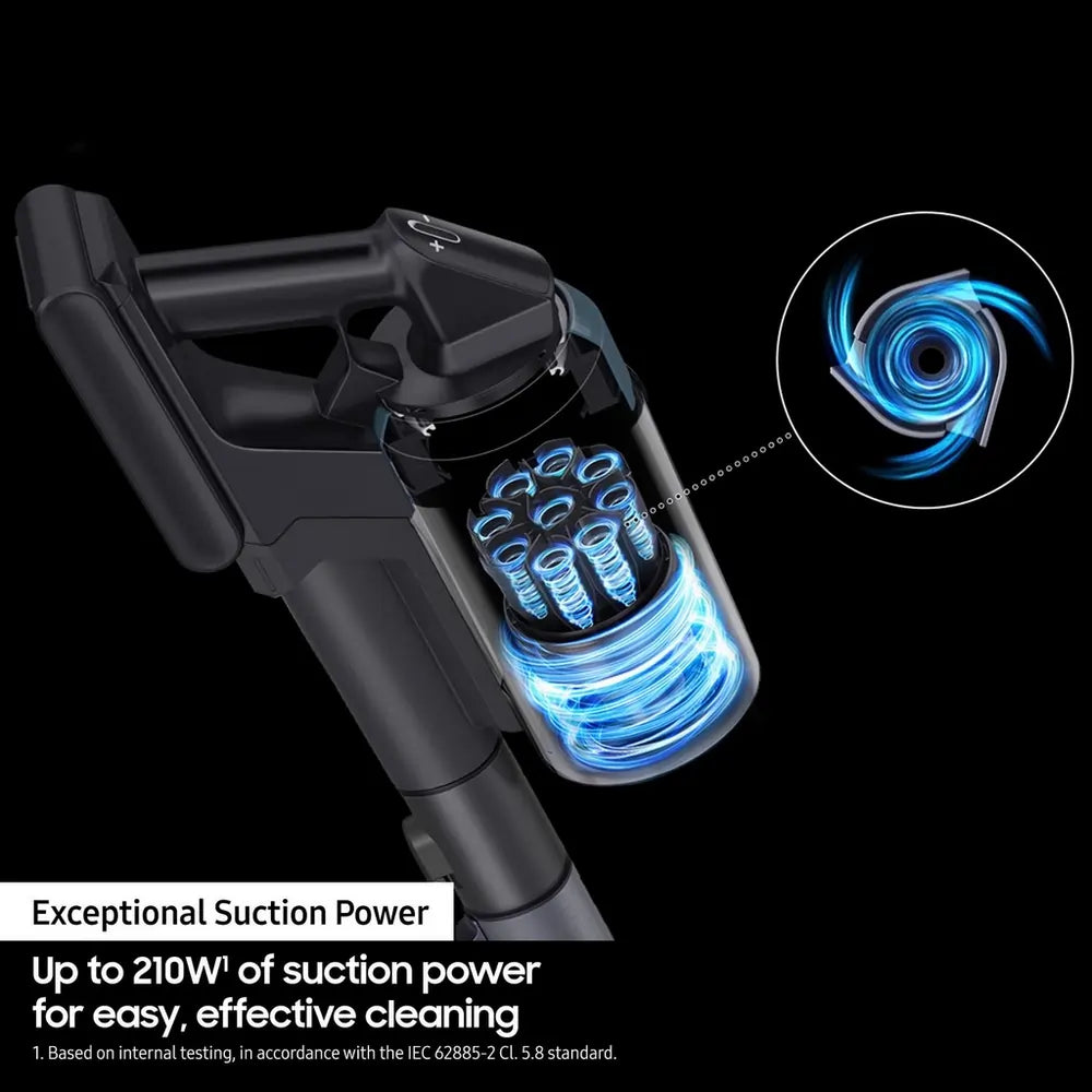Samsung VS20C8522TN/EU Jet 85 Cordless Pet Vacuum Cleaner With Up To 60 Mins Run Time, Woody Green