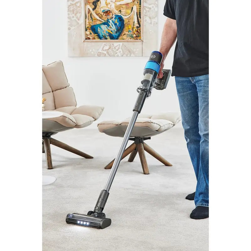 Sebo 95001GB Balance A1 Cordless Stick Vacuum Cleaner With Up To 48 Minutes Run Time, Basalt Grey/Blue