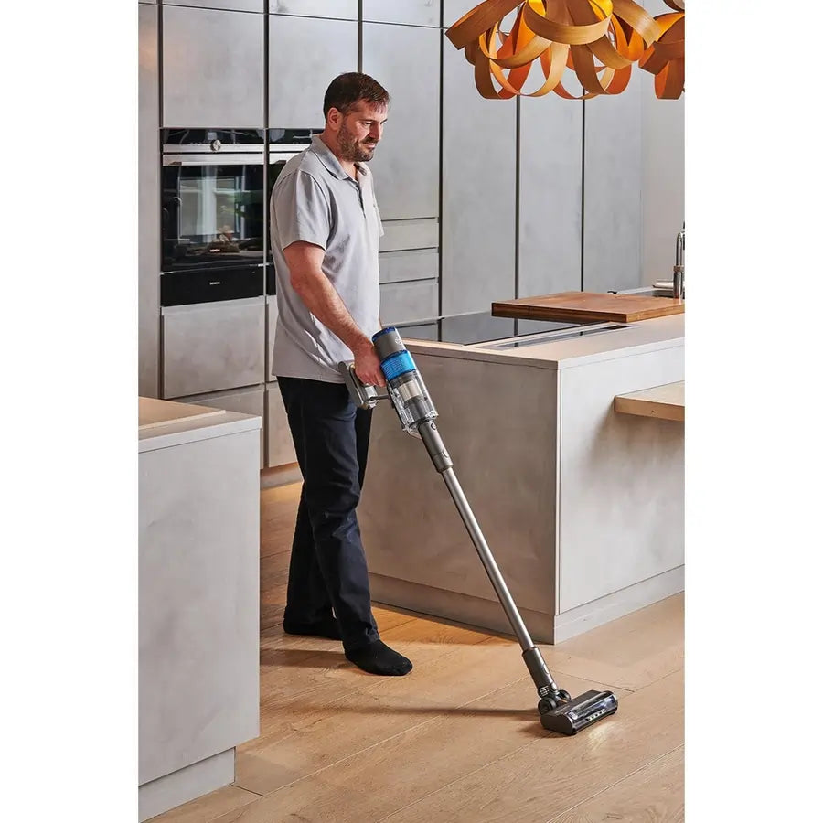 Sebo 95001GB Balance A1 Cordless Stick Vacuum Cleaner With Up To 48 Minutes Run Time, Basalt Grey/Blue