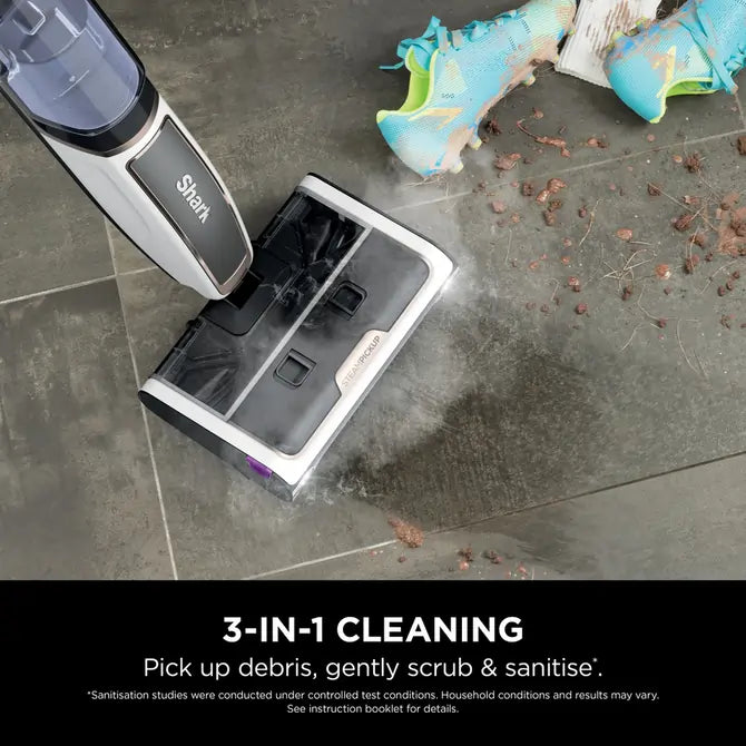 Shark SD200UK SteamPickUp Hard Floor Cleaner, White - 71812466737525 