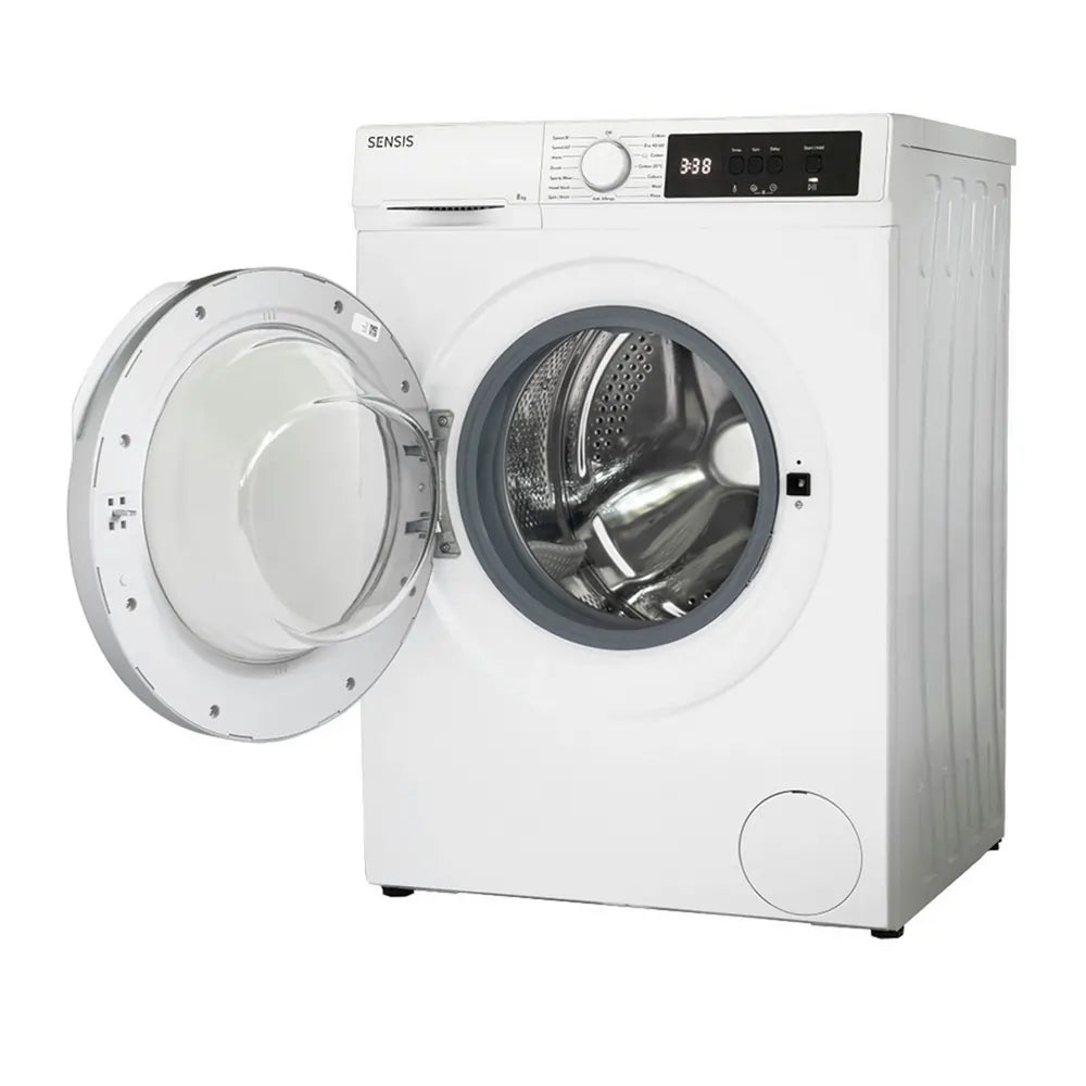Sensis WMF01814AW 8kg 1400 Spin Washing Machine, White - 73157337186677 