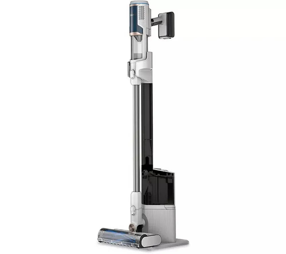 Shark BU3521UK Clean & Empty Cordless Vacuum Cleaner & Auto-Empty System, White - 43539180224735 