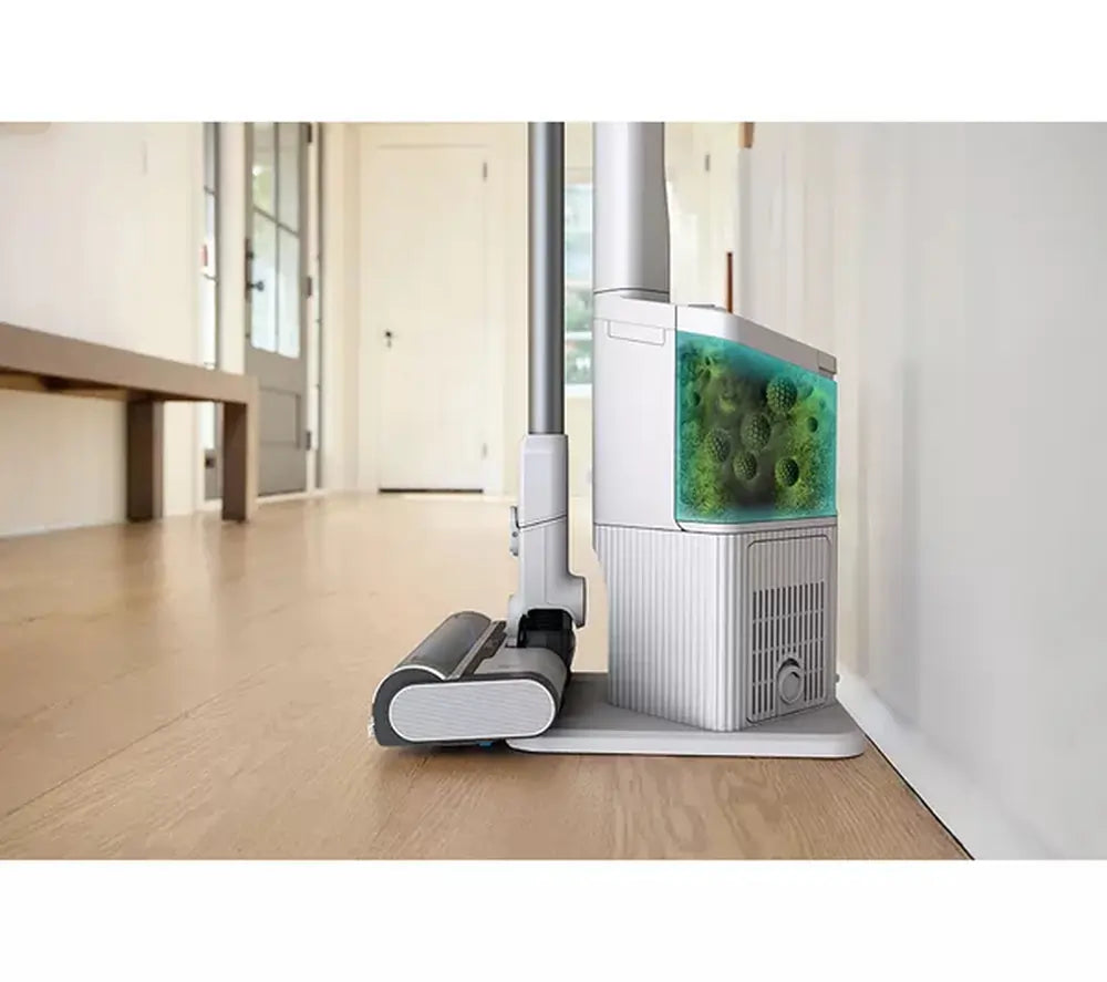 Shark BU3521UK Clean & Empty Cordless Vacuum Cleaner & Auto-Empty System, White - 43539180290271 