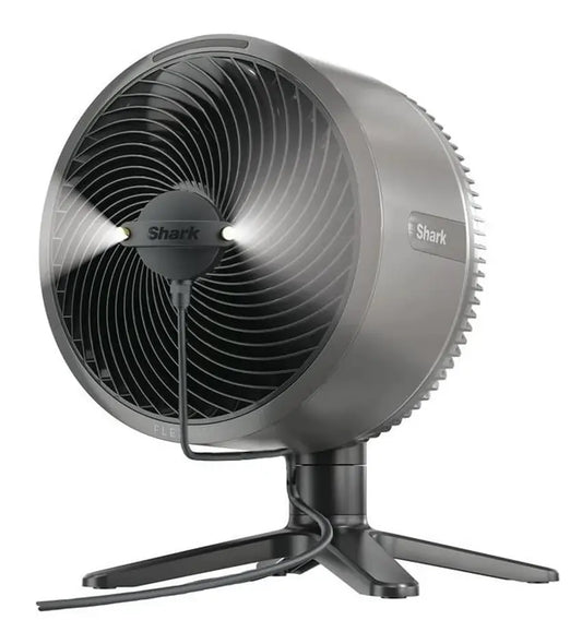 Shark FA150UK FlexBreeze TableMate Indoor to Outdoor Tabletop Fan, Winter Fog