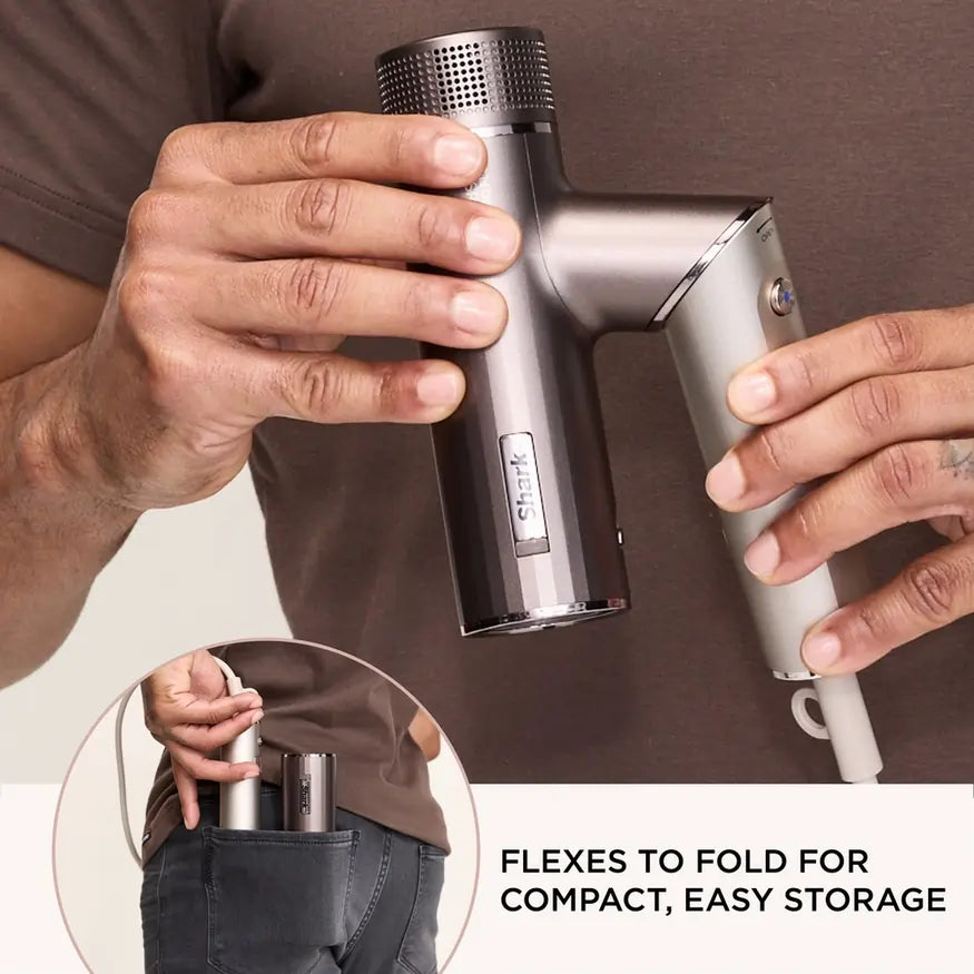 Shark SpeedStyle Pro FLEX HD542UK 4-in-1 High-Velocity Hair Dryer System, Mocha Silver