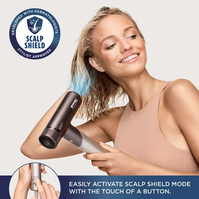 Shark SpeedStyle Pro FLEX HD542UK 4-in-1 High-Velocity Hair Dryer System, Mocha Silver
