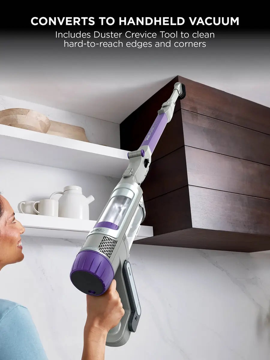 Shark IP1251UK PowerDetect Cordless Vacuum Cleaner With Up To 70 Minutes Run Time, Purple/Grey