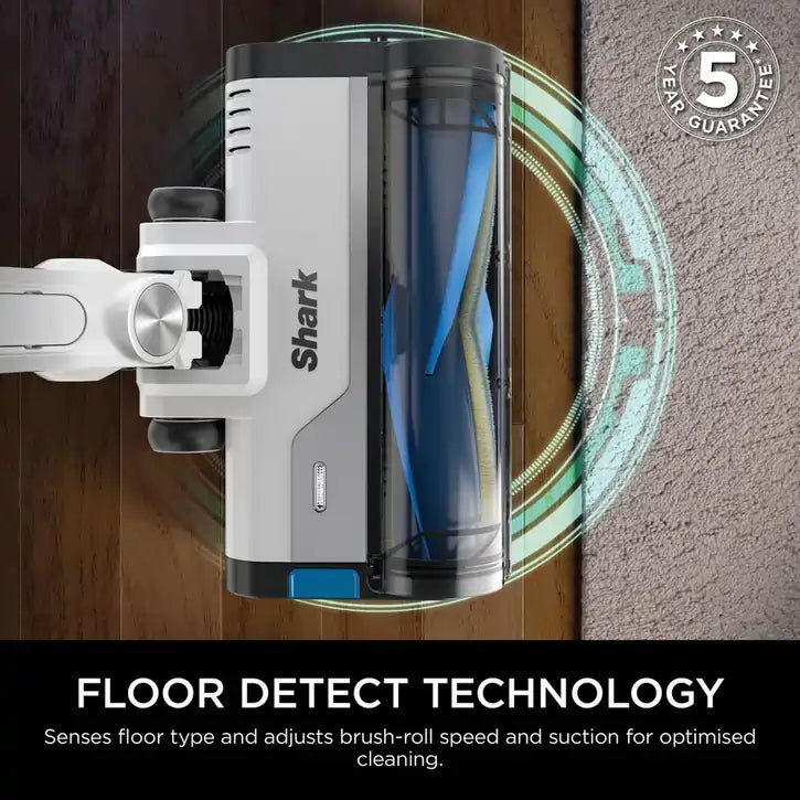 Shark IZ380UK PowerPro Cordless Stick Vacuum Cleaner With Up To 60 Minutes Run Time, Navy Metallic