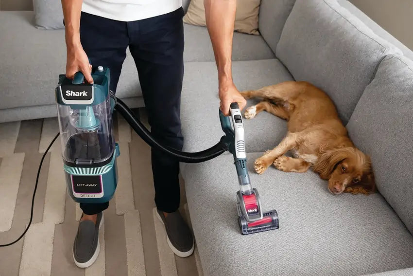 Shark LA791UKT Detect Pet Pro Bagless Upright Corded Vacuum Cleaner, Adriatic Teal / Silver