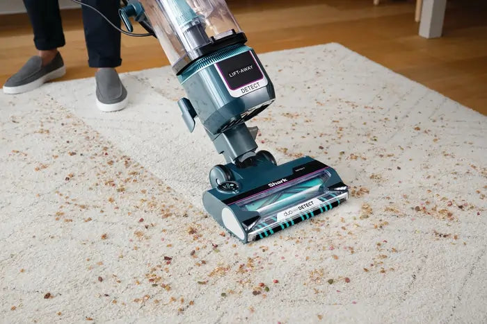 Shark LA791UKT Detect Pet Pro Bagless Upright Corded Vacuum Cleaner, Adriatic Teal / Silver