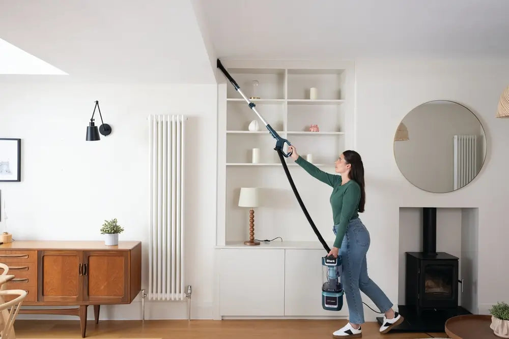 Shark LA791UKT Detect Pet Pro Bagless Upright Corded Vacuum Cleaner, Adriatic Teal / Silver