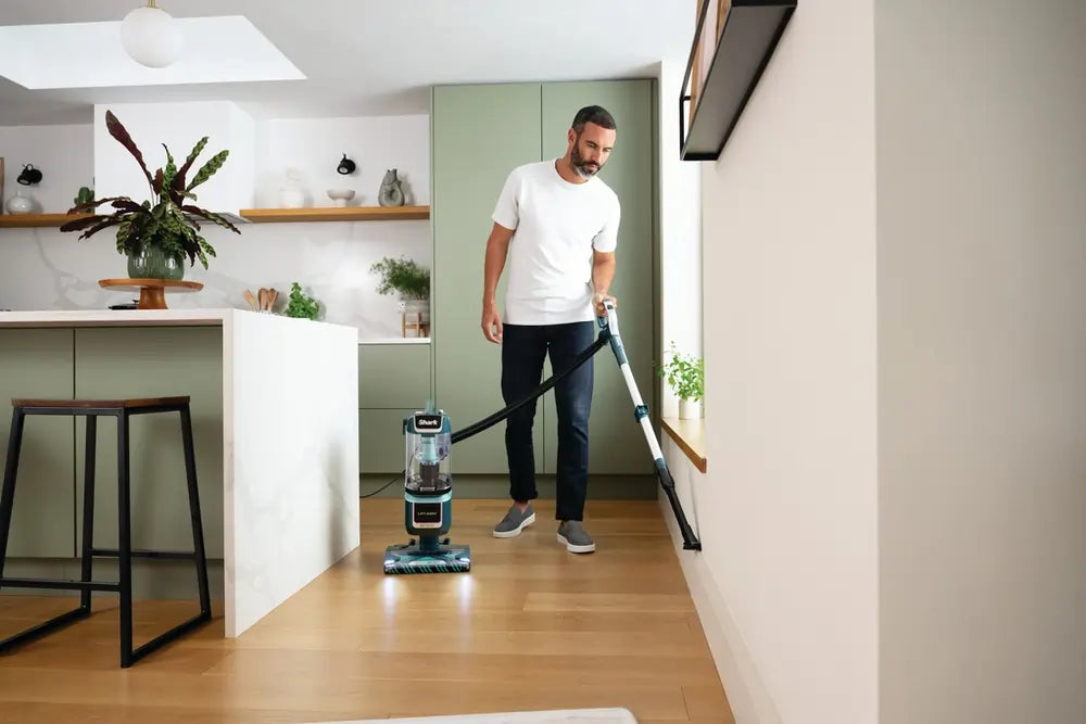 Shark LA791UKT Detect Pet Pro Bagless Upright Corded Vacuum Cleaner, Adriatic Teal / Silver