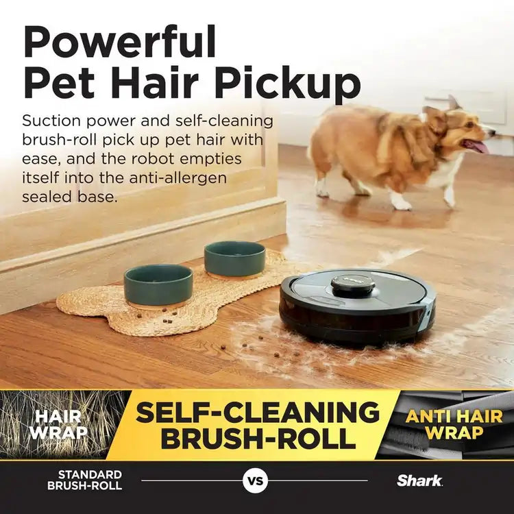 Shark RV2620WAUK 1.8 Litre Dust Capacity Self-Emptying Robot Vacuum Cleaner - 43043532865759 